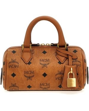 MCM 'Ella Boston Mini' Handbag - Brown