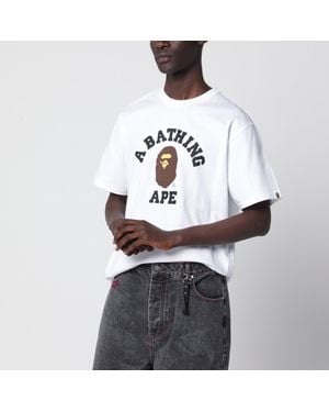 A Bathing Ape University T-Shirt - White