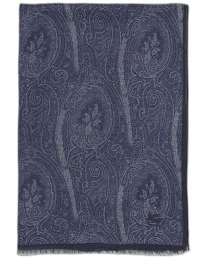 Etro Scarf 68 X 200 Cm - Blue