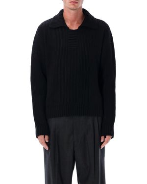 mfpen Collar Sweater in Black for Men | Lyst