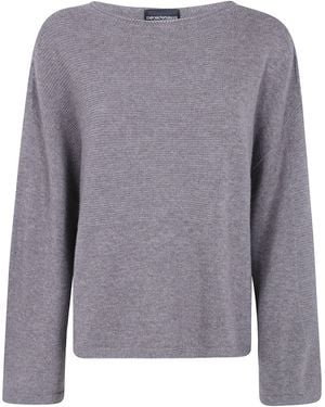 Emporio Armani Wool Crewneck Jumper - Grey