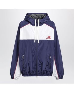 Miu Miu X New Balance Royal/ Hooded Jacket - Blue