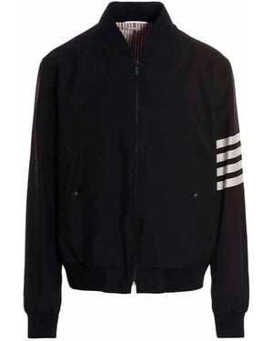 Thom Browne Bomber '4 Bar' - Black