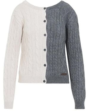 Moschino Bicolour Cardigan - Blue