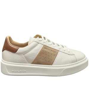 Woolrich Classic Court Band Blubber Camoscio - White