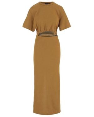 Pinko Cotton Dress - Natural