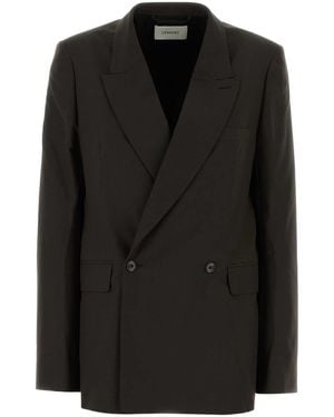 Lemaire Dark Twill Blazer - Black