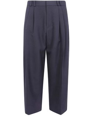 Studio Nicholson Double Pleat Volume Pant - Blue