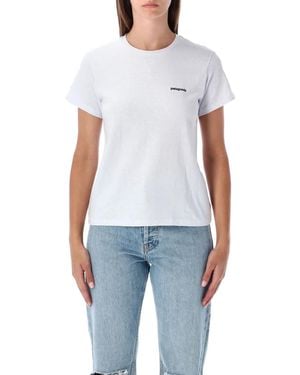 Patagonia P-6 Logo Responsabili-Tee - Blue