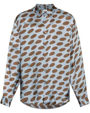 Dries Van Noten Caper Shirt - Blue