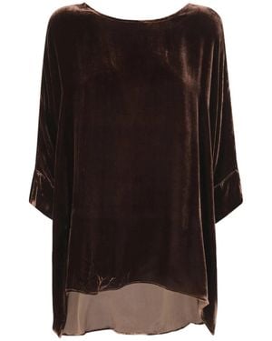 BIANCO LEVRIN Rene Round Neck Shirt - Black