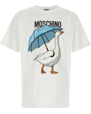 Moschino Cotton T-Shirt - White