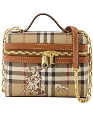 Burberry Ls Mini Vanity Lc0 Crossbody - Metallic