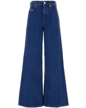 Marni Cotton Trousers - Blue