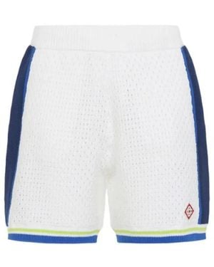 CASABLANCA Cotton Shorts - White
