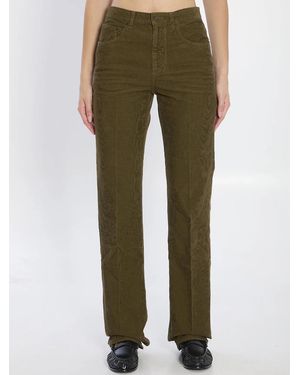 Saint Laurent Pants Clyde - Green