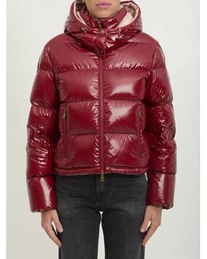 Moncler Niveole Short Down Jacket - Red