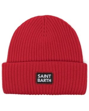 MC2 Saint Barth Berry Knitted Cap - Red