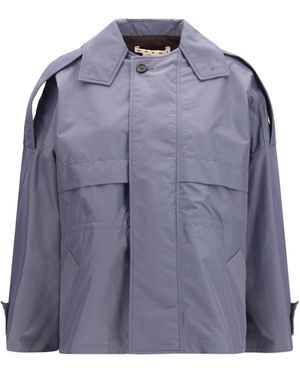 Marni Nylon Jacket Dark Ash - Blue