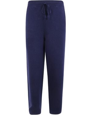 Lardini Knit Trousers - Blue