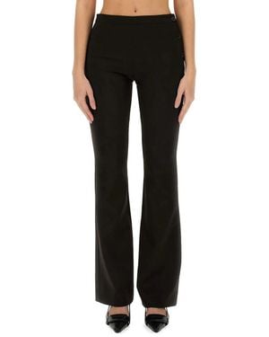Courreges Tailored Trousers Oblique - Black