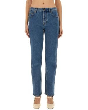 Burberry Straight Fit Jeans - Blue