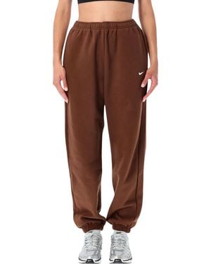 Nike Studio Fleece Sweatpants - Brown
