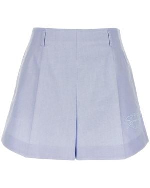 Givenchy Embroidery Shorts - Blue