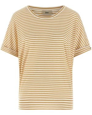Herno Striped T-Shirt - Natural