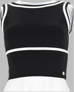 HOUSE OF GRAVITY Divine Crop Top - Black