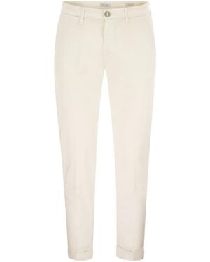 Re-hash Re_Hash Tapered-Fit Stretch Cotton And Lyocell Chinos - White