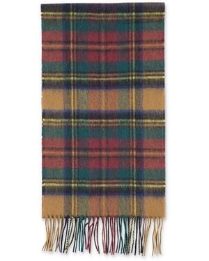 Barbour Plaid Wool-Cashmere Scarf - Multicolour
