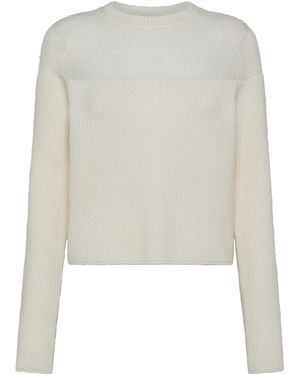Cruna Merino Crew Neck - White