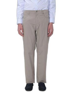 Emporio Armani Pockets Cotton Pants - White