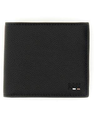 BOSS Bi Fold Wallet - Black