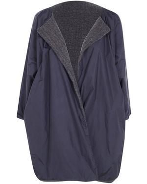 Daniela Gregis "Spezia" Washed Reversible Coat - Blue