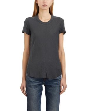 James Perse Cotton Roundneck T-Shirt - Black