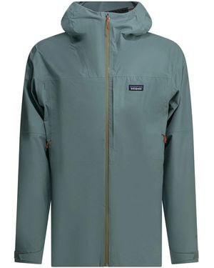 Patagonia "M's Boulder Fork Rain" Technical Jacket - Green