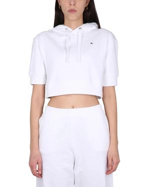 Raf Simons Sweatshirt With Logo Embroidery - White