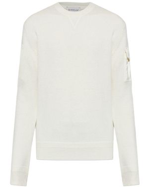 Moncler Natural Wool Jumper - White