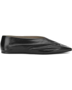KHAITE "Miriam" Classic Ballet Flats - Black