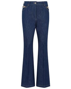 Patou Flare Denim Pants - Blue