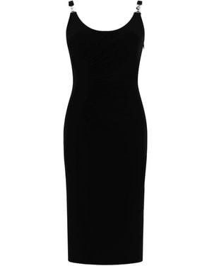 Versace Sleeveless Midi Dress - Black