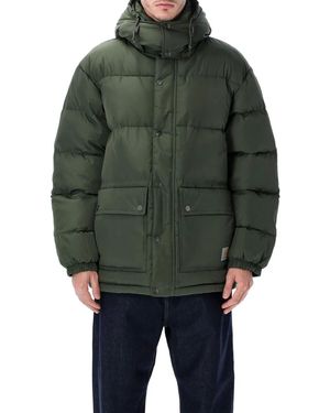 Carhartt Brent Technical Jacket With Removable Hood - Green