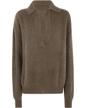 Uma Wang "Polo" Polo Shirt - Brown