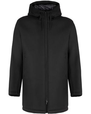Herno Long Parka - Black