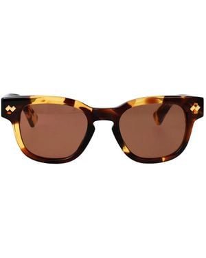 Bottega Veneta Havana-Havana- Acetate Sunglasses - Brown