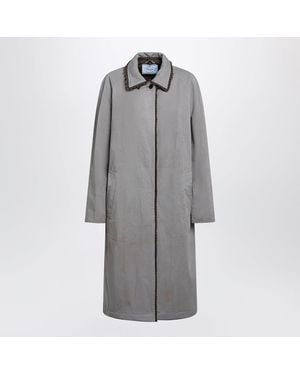 Prada Reversible Overcoat - Gray