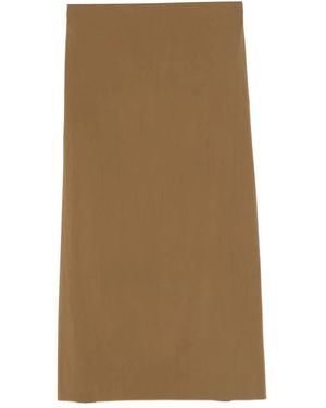 Alberta Ferretti Elastan Skirt - Natural