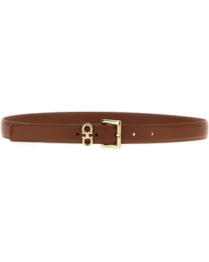 Ferragamo 'Gancini' Belt - White